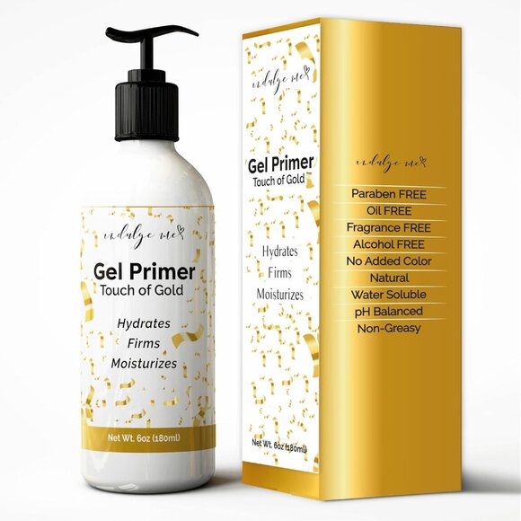 Luxury Hydrating Gel Primer with Hyaluronic Acid & Gold Foil 180ml